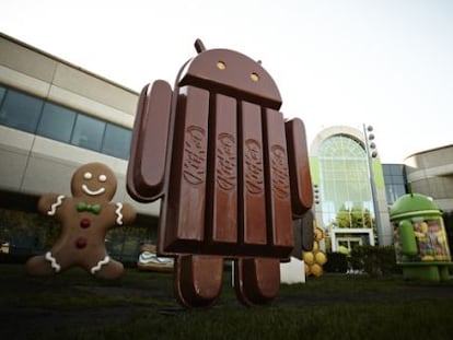 Sistema operativo Android 4.4 o KitKat.