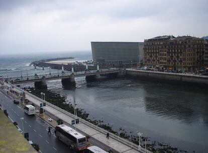 Vista del Kursaal desde el hotel María Cristina