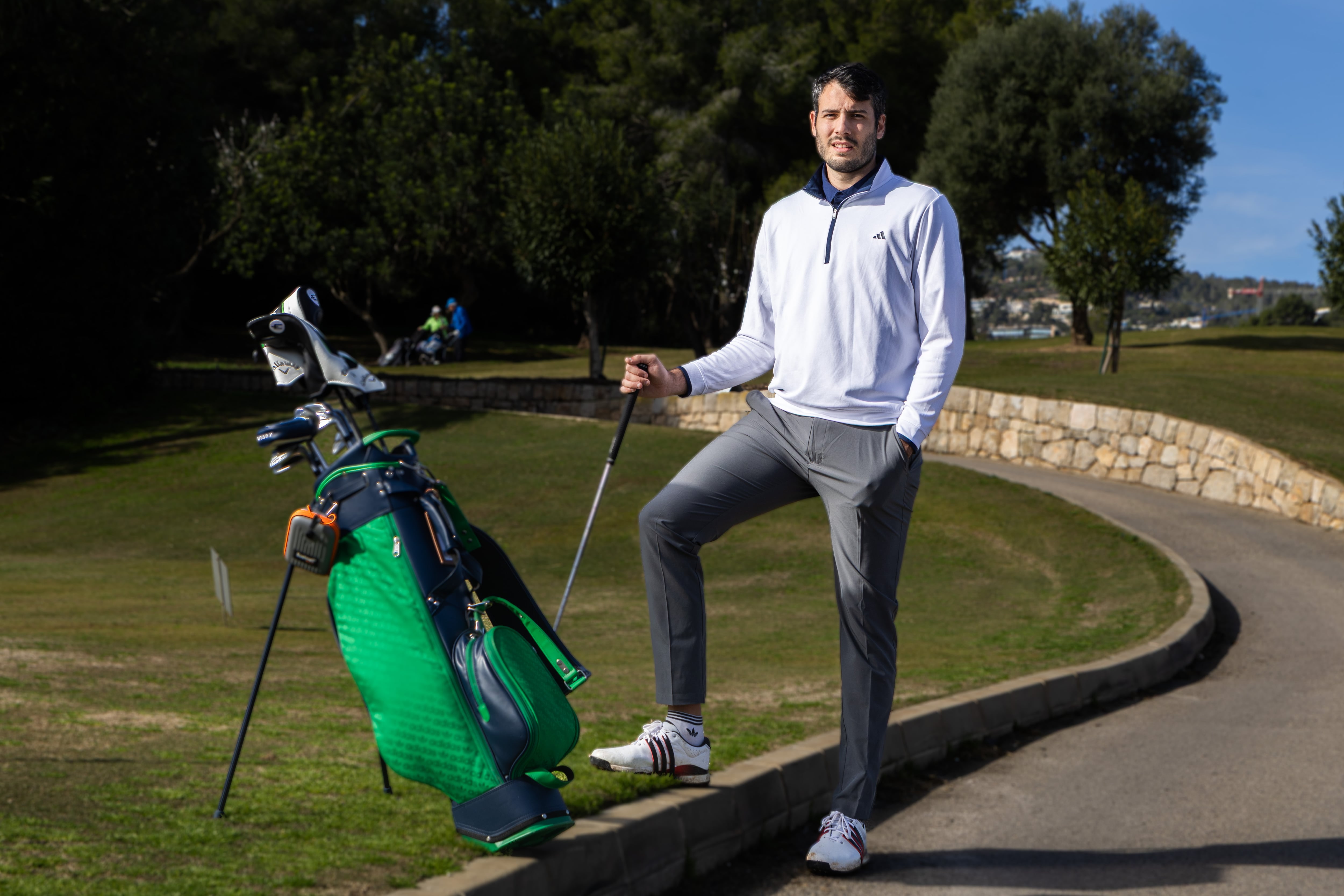 Abrines, en el club de golf Son Quint, en Palma de Mallorca.