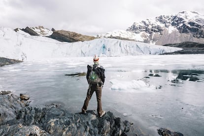 El glaciar Pastoruri, en la Cordillera Blanca peruana.