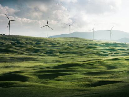 Un parque éolico en la localidad de Niksic, en Montenegro.