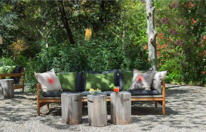 Jardín del hotel Alma Barcelona.