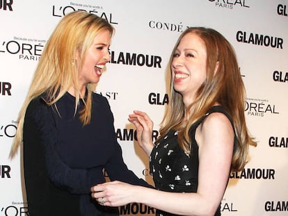  Ivanka Trump y Chelsea Clinton, en Nueva York en 2014. &nbsp;