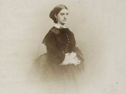 Constance Quéniaux, en una imagen tomada por Félix Nadar, pionero de la fotografía.
