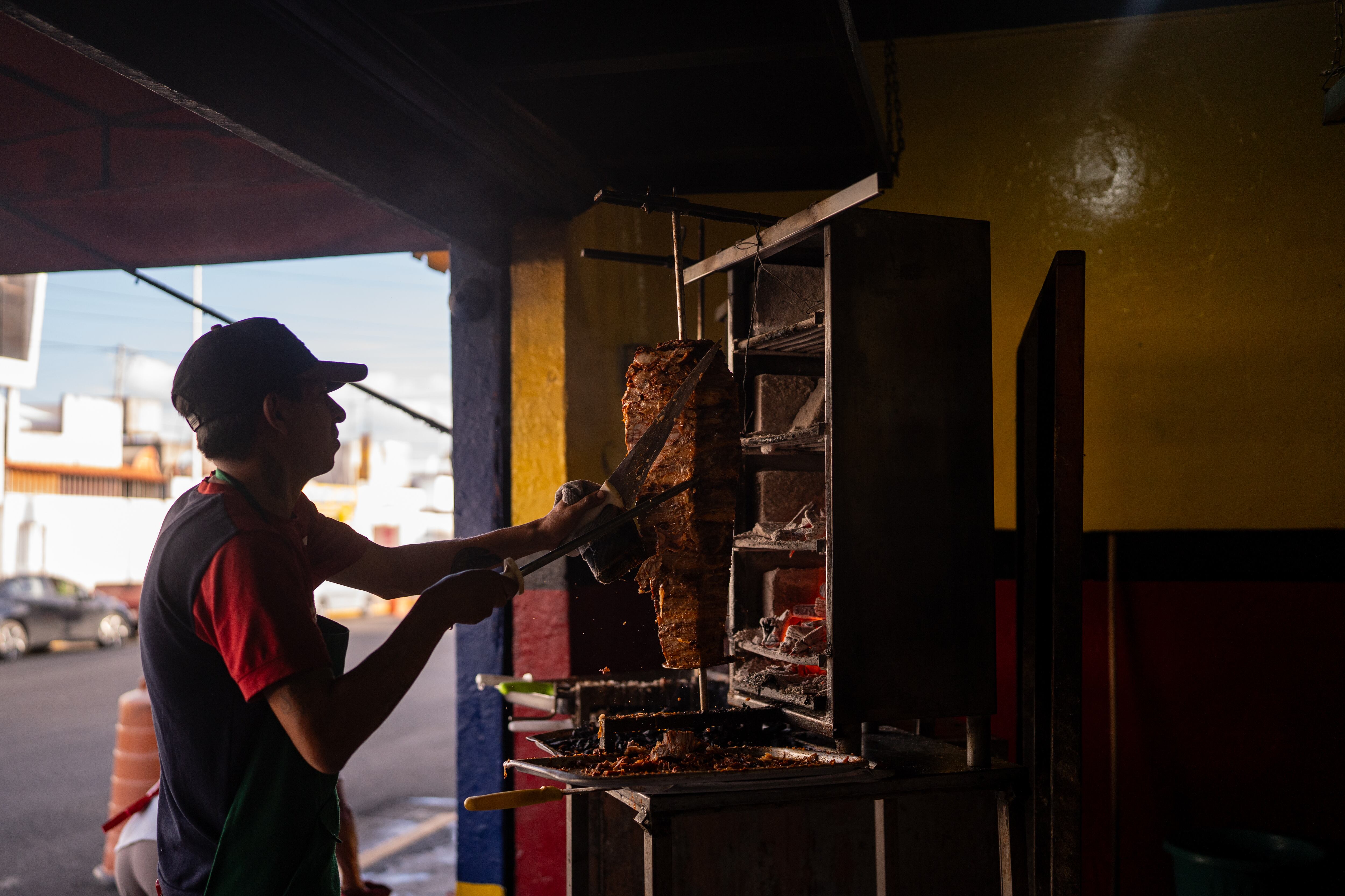 Establecimiento de tacos en Puebla, en una imagen ilustrativa.