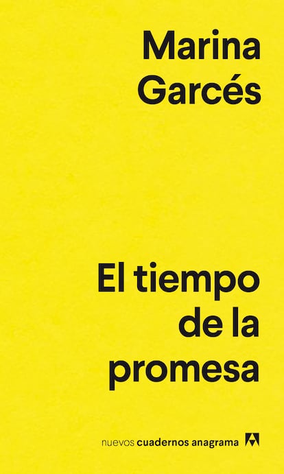 Portada de 'El tiempo de la promesa', de Marina Garcés.