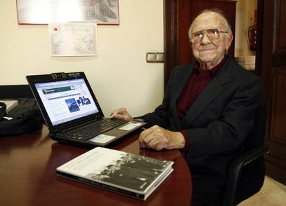 Santiago Carrillo, secretario general del PCE durante la Transici&oacute;n. 