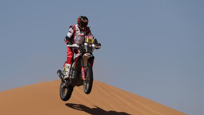 El piloto Joan Barreda, durante una de las etapas del Dakar 2024.