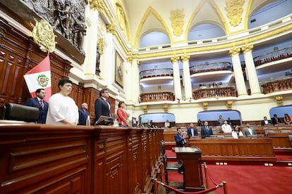 Una sesión del Congreso peruano, el pasado viernes.