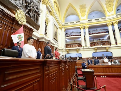 Una sesión del Congreso peruano, el pasado viernes.