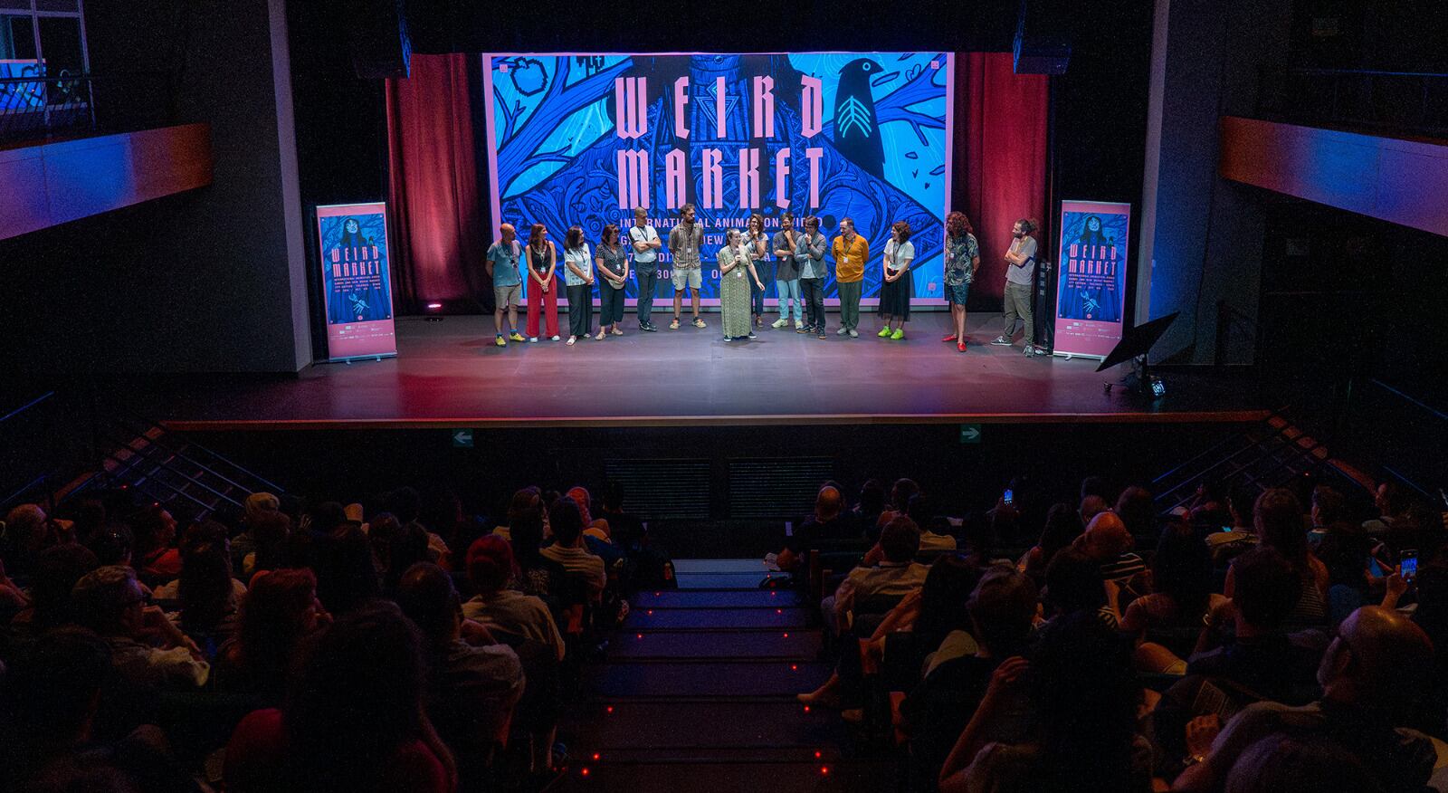 Momento de clausura del Weird Market de Valencia.