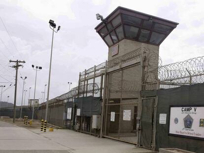 La base de Guant&aacute;namo en una foto de archivo.