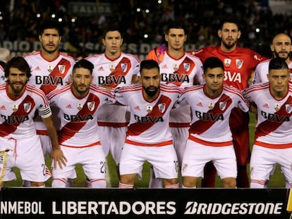 El plantel de River que le gan&oacute; a Guaran&iacute; y se someti&oacute; al antidoping.