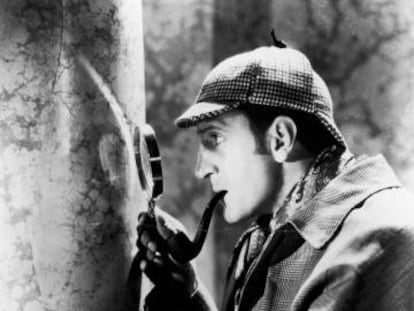 El actor Basil Rathbone, en la piel de &#039;Sherlock Holmes&#039;.