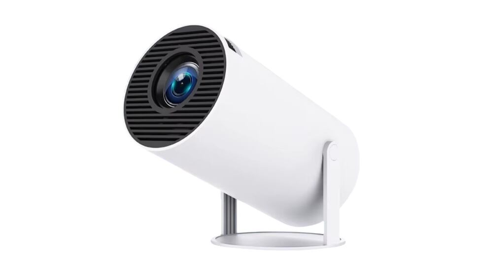 El proyector es flexible y muy compacto.