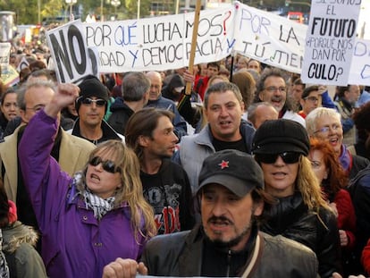 Manifestaci&oacute;n Rodea el Congreso celebrada en septiembre de 2012. 