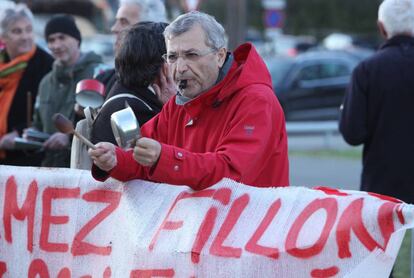 Una cacerolada en Nimes contra Fillon.