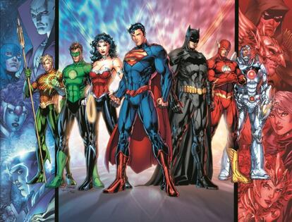 La Liga de la Justicia es la unión de los grandes personajes de Dc Comics. Batman, Superman, Wonder Woman y compañía ya se han juntado varias veces en los tebeos, y lo harán próximamente también en la gran pantalla.