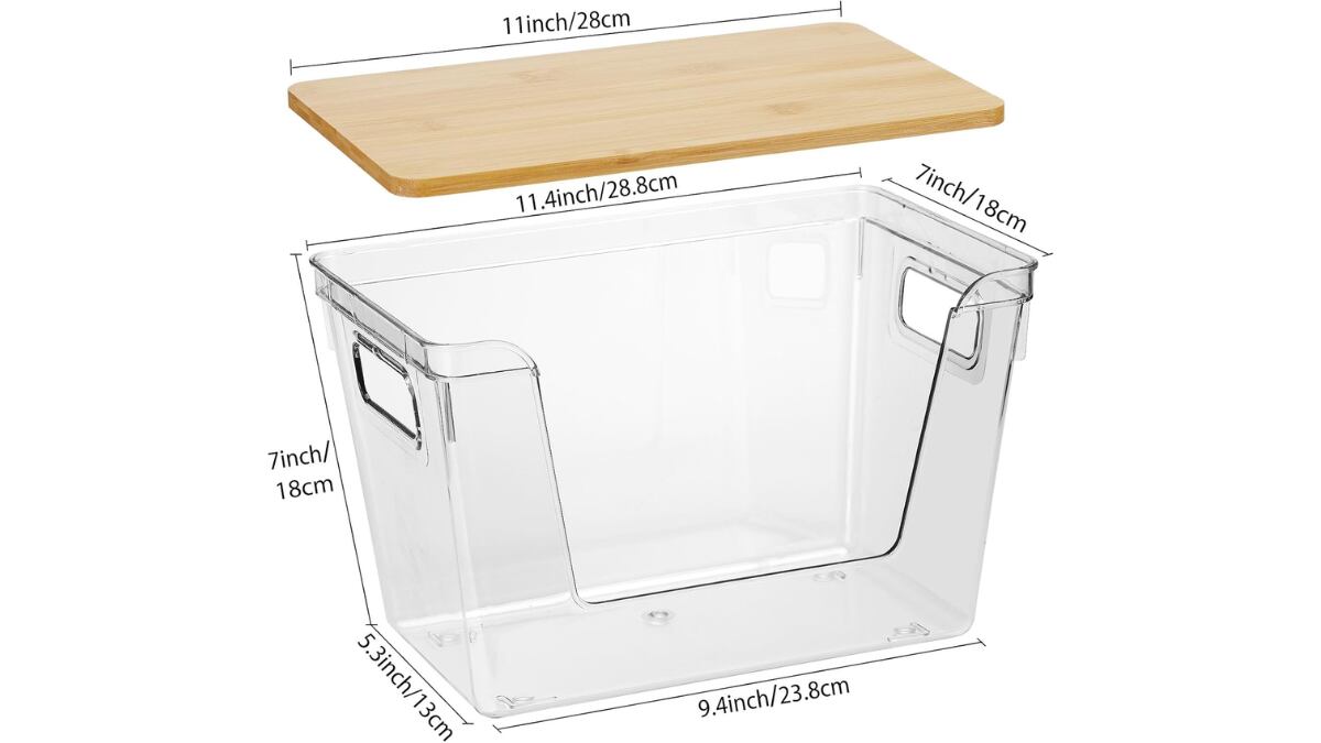 Estas cajas pueden apilarse para aprovechar mejor el espacio.