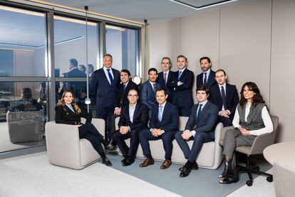 Detrás: M. Lafont, I. Cuevas, F. Cuesta, A. Sanz-Pastor, E. RIber, R. Arias y C. Herrero. Delante: N. García, L. Altenburg, E. Tubio, Á. Aguilar y M. Ferrari.