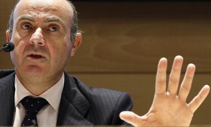 El ministro de Economía y Competitividad, Luis de Guindos.