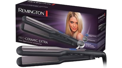 Plancha de pelo Remington.