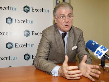 El vicepresidente de la asociación empresarial Exceltur, José Luis Zoreda.