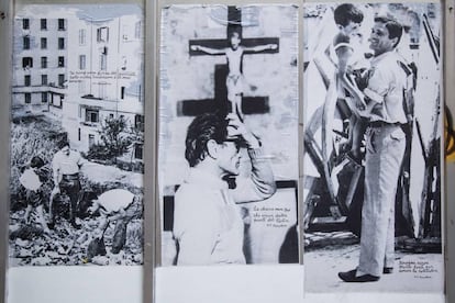 Fotografías de Pier Paolo Pasolini en el barrio de Monteverde de Roma.