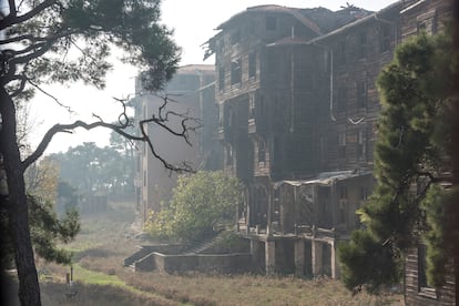 El orfanato griego de Prinkipo, hoy abandonado, en la isla turca de Büyükada (Estambul).