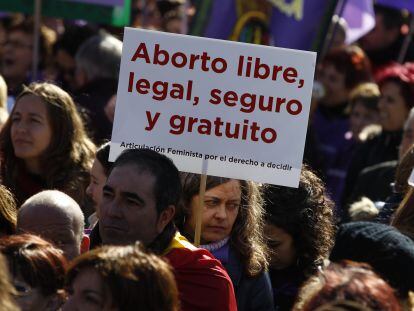 El tren de la libertad llega a Madrid contra la Ley del aborto de Gallardón