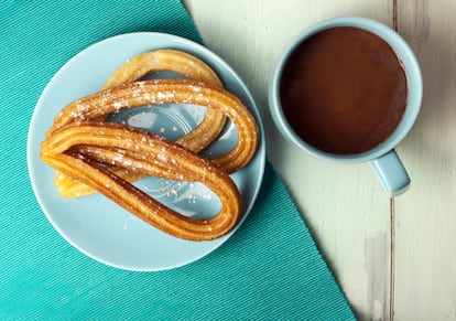 Los churros, mejor con chocolate.