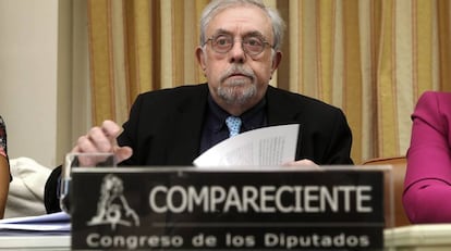 El Secretario de Estado de Seguridad Social, Octavio Granado, en el Congreso.