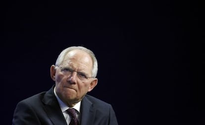 Wolfgang Sch&auml;uble, ministro de Finanzas de Alemania