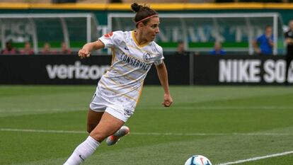 Vero Boquete, en un partido de Utah Royals FC.