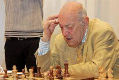 Víktor Korchnói, en 2009