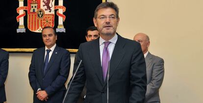 El ministre de Justícia en funcions, Rafael Catalá.