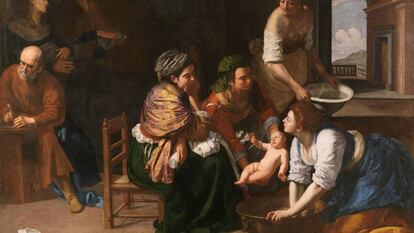 'Nacimiento de San Juan Bautista' (1635), de Artemisia Gentileschi.