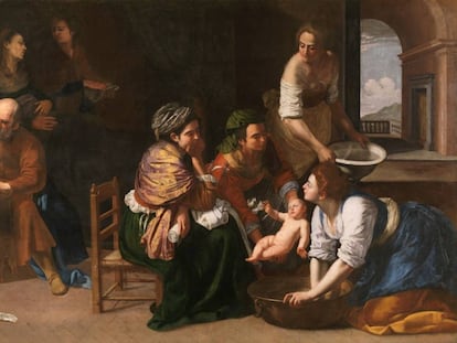 'Nacimiento de San Juan Bautista' (1635), de Artemisia Gentileschi.