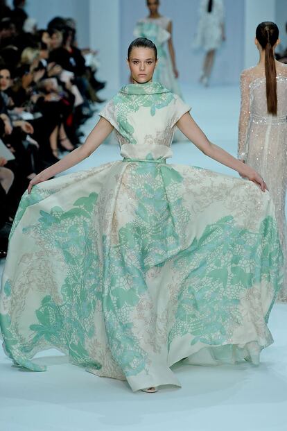 Las princesas de color de fresa de Elie Saab