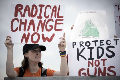 El movimiento March For Our Lives fue impulsado por el tiroteo en la escuela secundaria Marjory Stoneman Douglas en Parkland, Florida, en 2018.