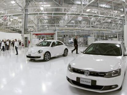 La fábrica de Volkswagen en Guanajuato (México).