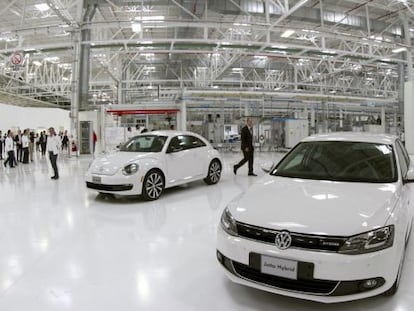 La fábrica de Volkswagen en Guanajuato (México).