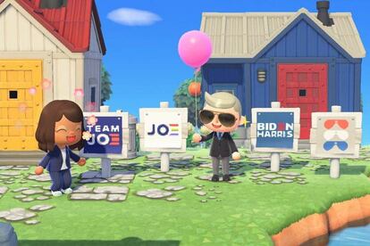 Los nuevos carteles electorales disponibles en 'Animal Crossing: New Horizons'