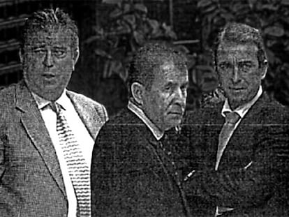 José Antonio Alcántara, Juan Morales y Gabriel Martínez