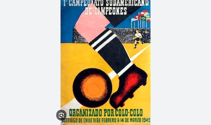 Folleto de difusión del campeonato sudamericano de campeones de 1948