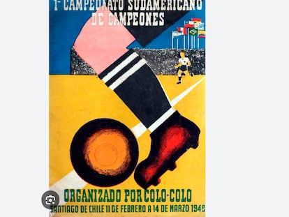 Folleto de difusión del campeonato sudamericano de campeones de 1948