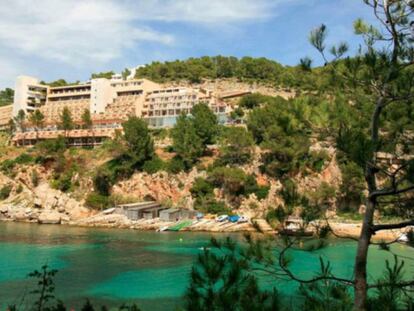 Complejo hotelero propiedad de Hispania en Ibiza.