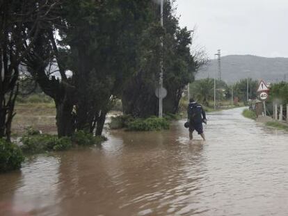 Inundaciones en zonas de Castell&oacute;n. 