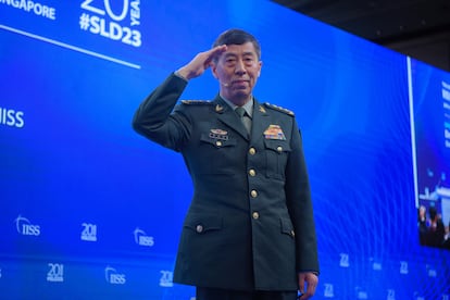 El exministro de Defensa chino Li Shangfu, el 4 de junio de 2023.