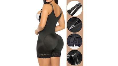 Este body moldeador para mujer aplana el abdomen y moldea las curvas.